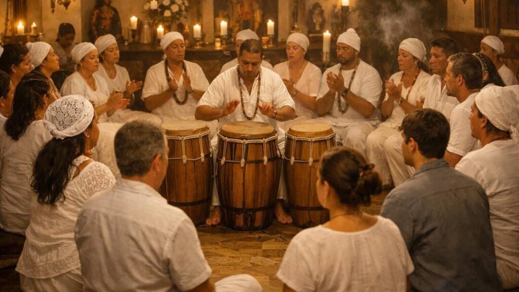 Como funciona uma gira de umbanda